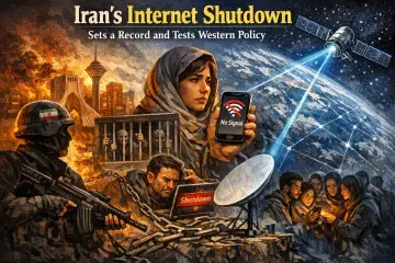 Iran’s Internet Shutdown Sets a Record and Tests Western Policy